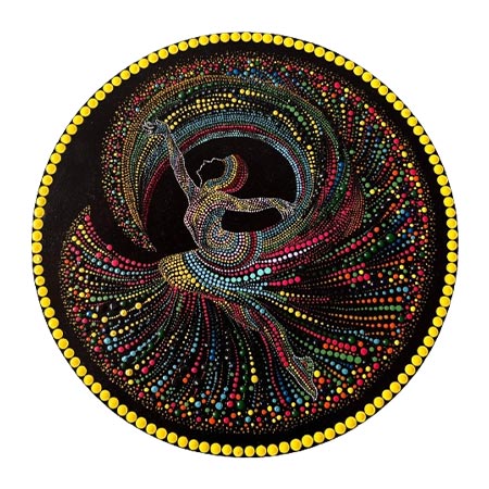 Belle Girl Dot Mandala