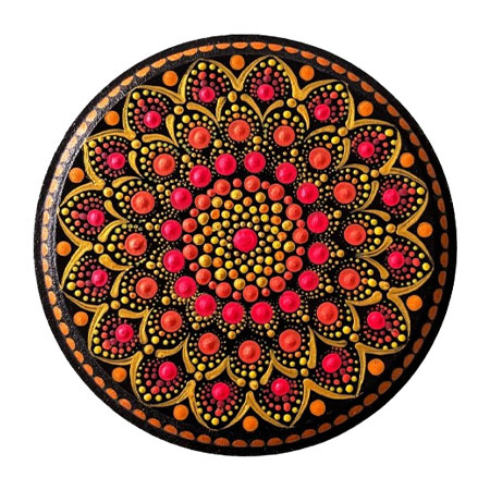 Multicoloured Floral Mandala