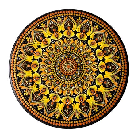 Sunflower Mandala Art